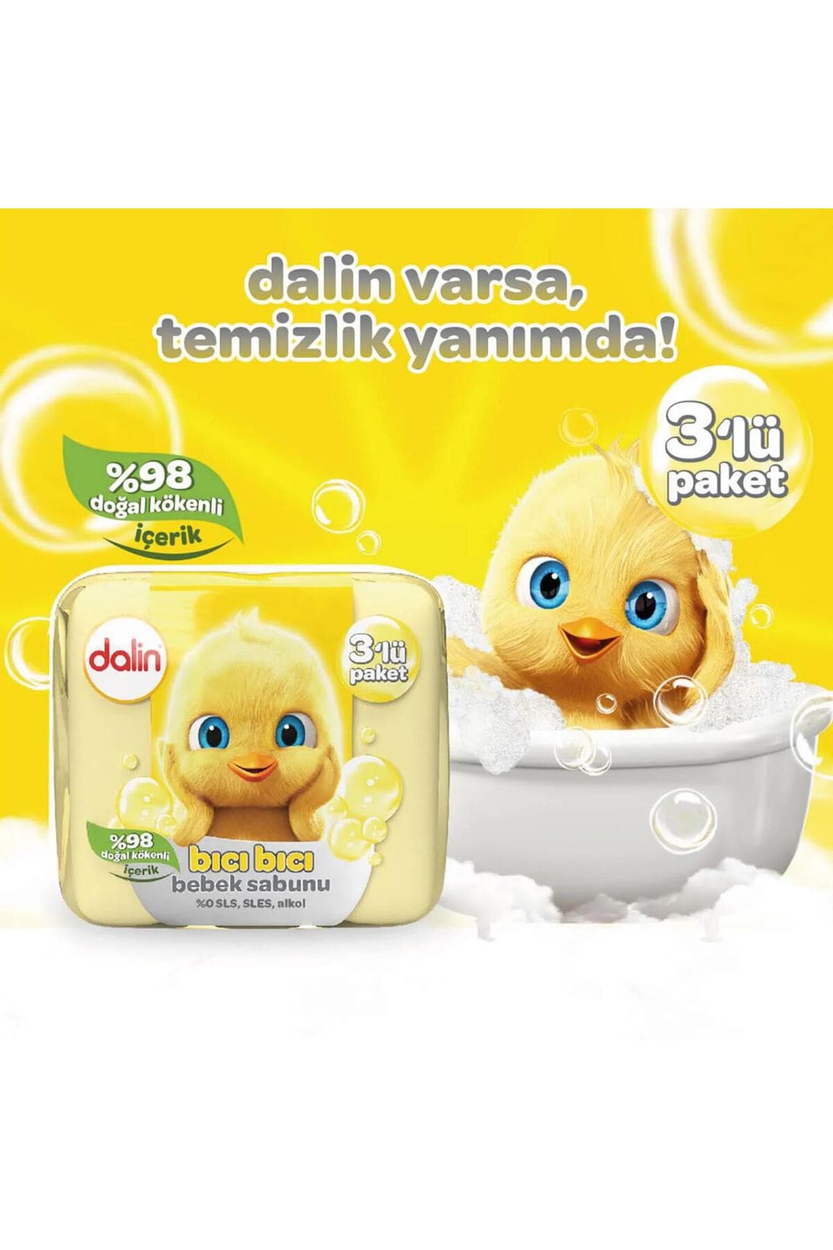 صابون بچه Dalin Bıcı Bıcı بسته 3 عددی صابون بچه Dalin Bıcı Bıcı بسته 3 عددی