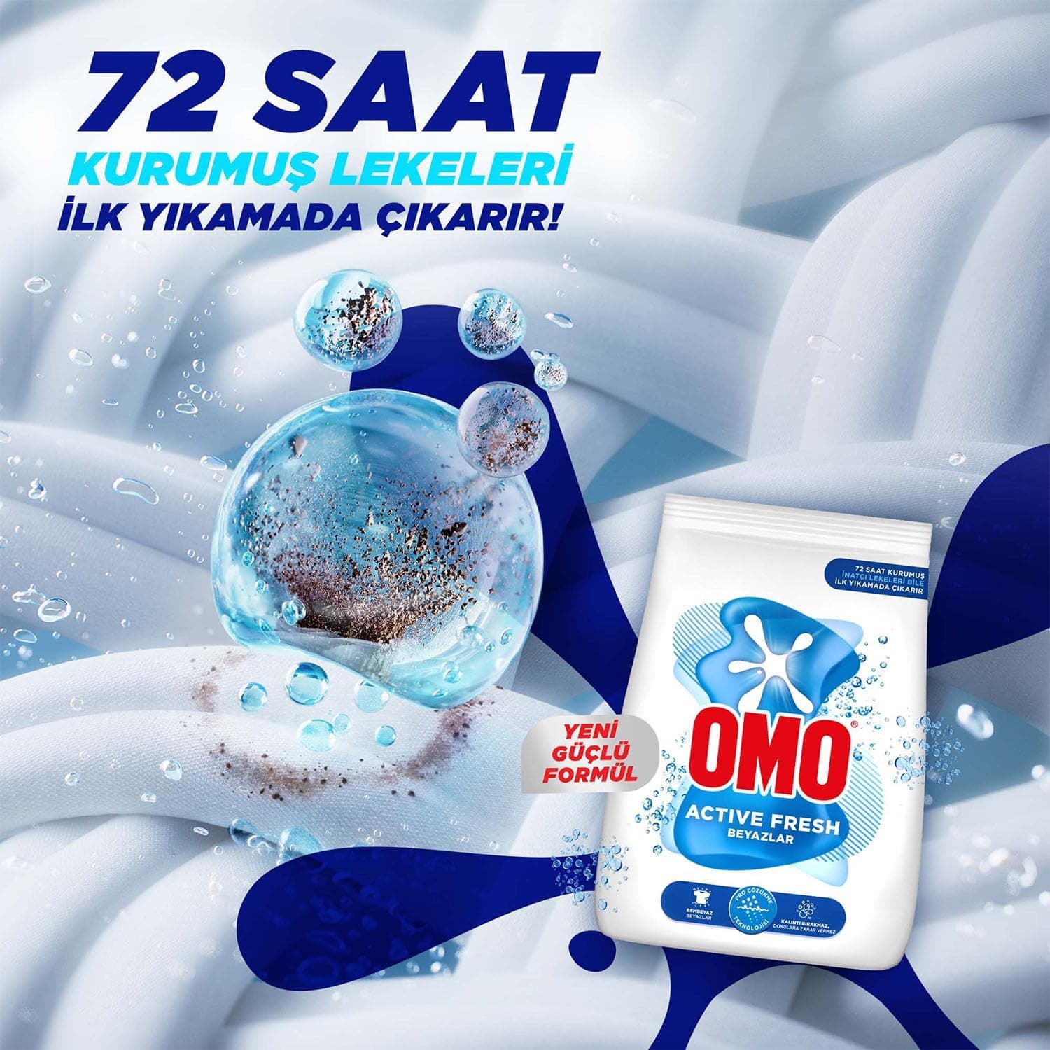 پودر شوینده لباس سفید OMO Active Fresh 5.5 kg پودر شوینده لباس سفید OMO Active Fresh 5.5 kg