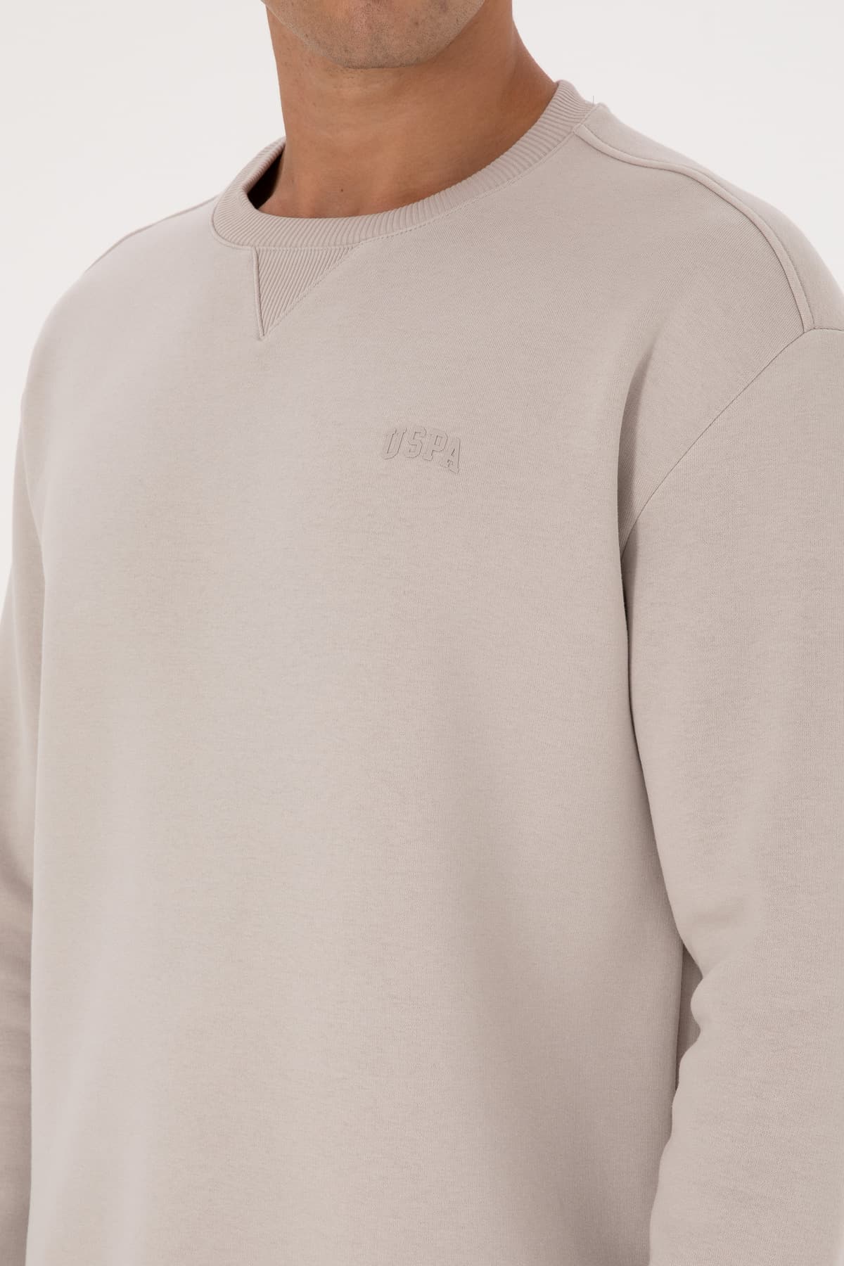 سوئیشرت مردانه U.S. Polo Assn. فیت راحت یقه گرد شاردوندار سنگی Basic مدل 50313757-VR049 سوئیشرت مردانه U.S. Polo Assn. فیت راحت یقه گرد شاردوندار سنگی Basic مدل 50313757-VR049