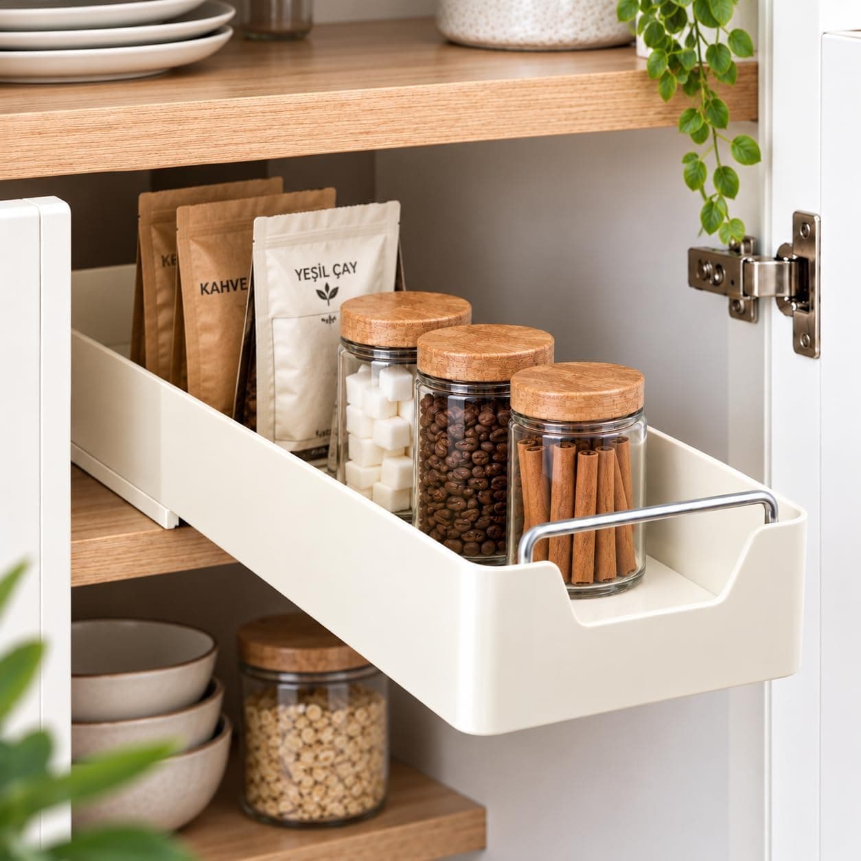 ارگانایزر ریلی کشویی Orret Home 34 x 13,5 x 6,5 cm کوچک ارگانایزر ریلی کشویی Orret Home 34 x 13,5 x 6,5 cm کوچک