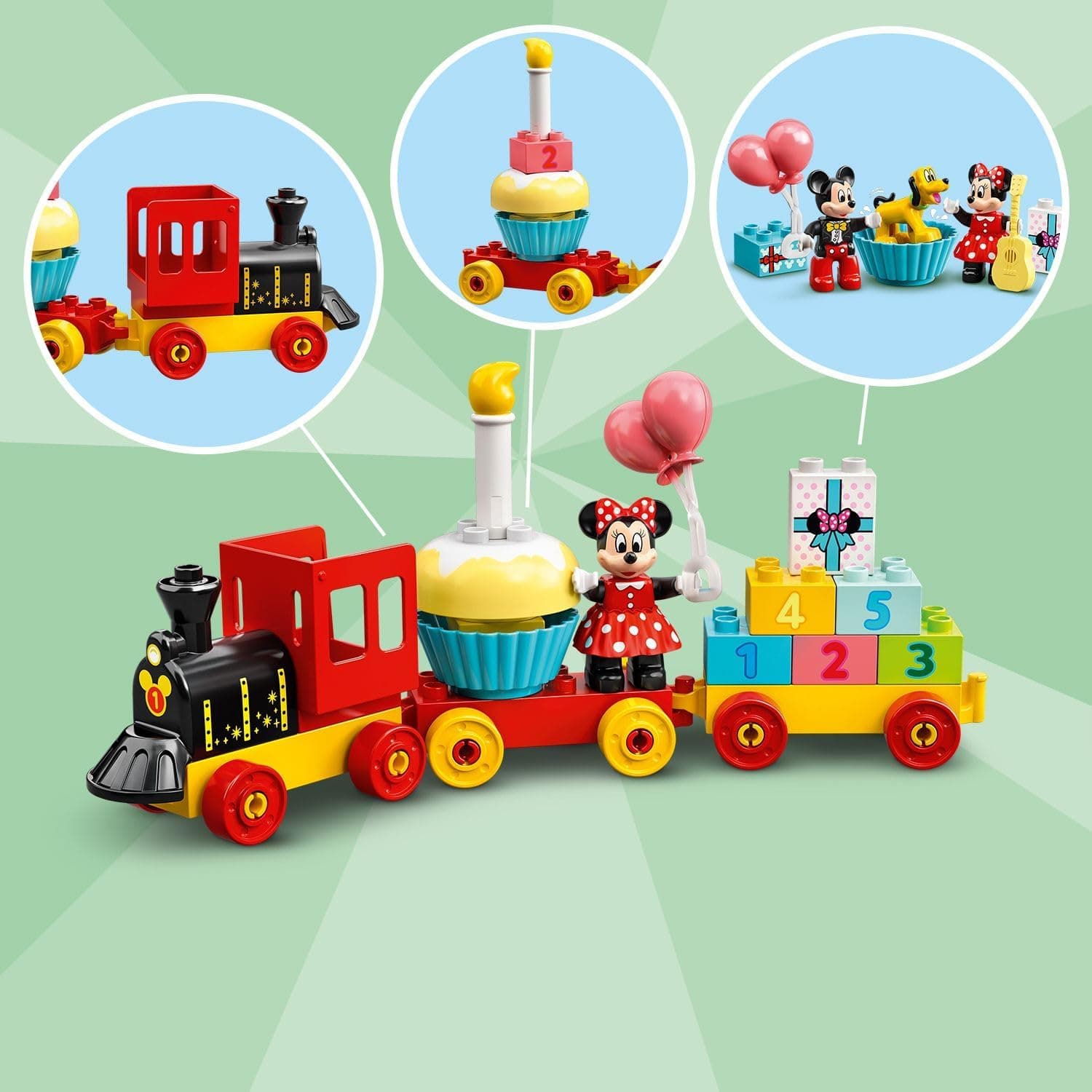 لگو DUPLO قطار تولد Disney Mickey و Minnie مجموعه مدل 10941 لگو DUPLO قطار تولد Disney Mickey و Minnie مجموعه مدل 10941