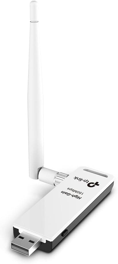 آداپتور USB بیسیم TP-Link با بهره بالا و آنتن جداشدنی 4dBi مدل TL-WN722N N150 Mbps آداپتور USB بیسیم TP-Link با بهره بالا و آنتن جداشدنی 4dBi مدل TL-WN722N N150 Mbps