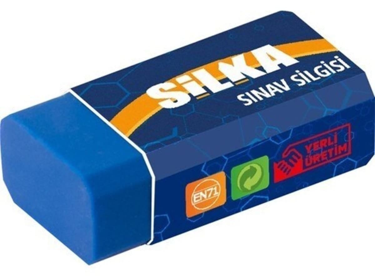 پاککن پسرانه Silka سایز متوسط پاککن آزمون ÖSYM بسته 6 عددی پاککن پسرانه Silka سایز متوسط پاککن آزمون ÖSYM بسته 6 عددی