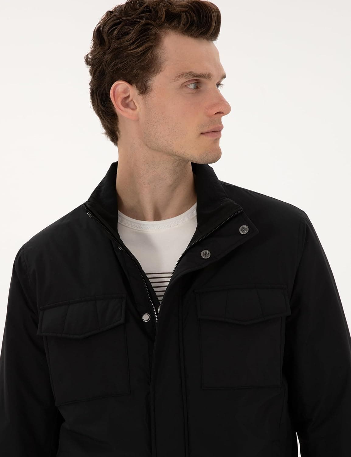 کت مردانه Pierre Cardin مشکی مدل 50310174-VR046 کت مردانه Pierre Cardin مشکی مدل 50310174-VR046