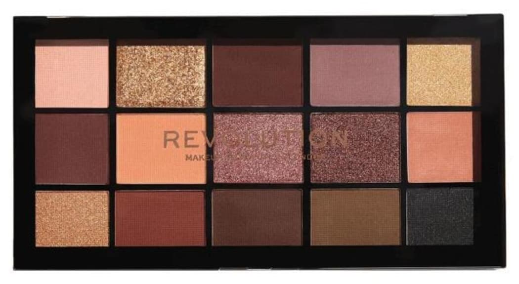 پالت سایه چشم Revolution Reloaded Velvet Rose 15'Li پالت سایه چشم Revolution Reloaded Velvet Rose 15'Li