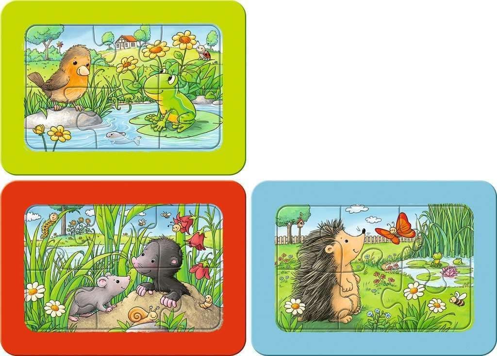 پازل کودکانه Ravensburger مدل 51380 حیوانات 3x6 قطعه پازل کودکانه Ravensburger مدل 51380 حیوانات 3x6 قطعه
