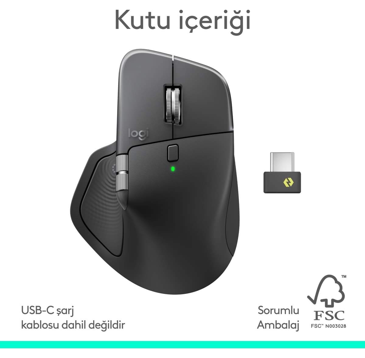 ماوس Logitech MX Master 4 بازخوردی بیصدا بیسیم بلوتوث 8000 DPI خاکستری تیره مدل 910-007562 ماوس Logitech MX Master 4 بازخوردی بیصدا بیسیم بلوتوث 8000 DPI خاکستری تیره مدل 910-007562