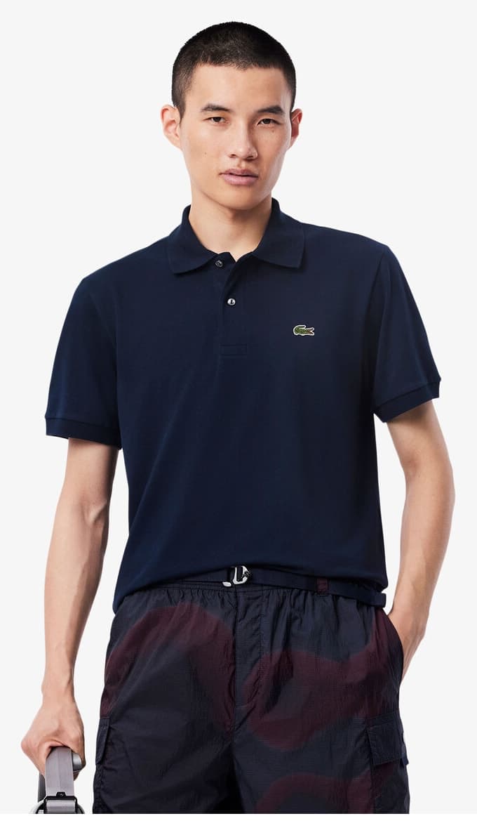 پولوشرت مردانه Lacoste فیت کلاسیک سرمهای مدل L.12.12 Light پولوشرت مردانه Lacoste فیت کلاسیک سرمهای مدل L.12.12 Light