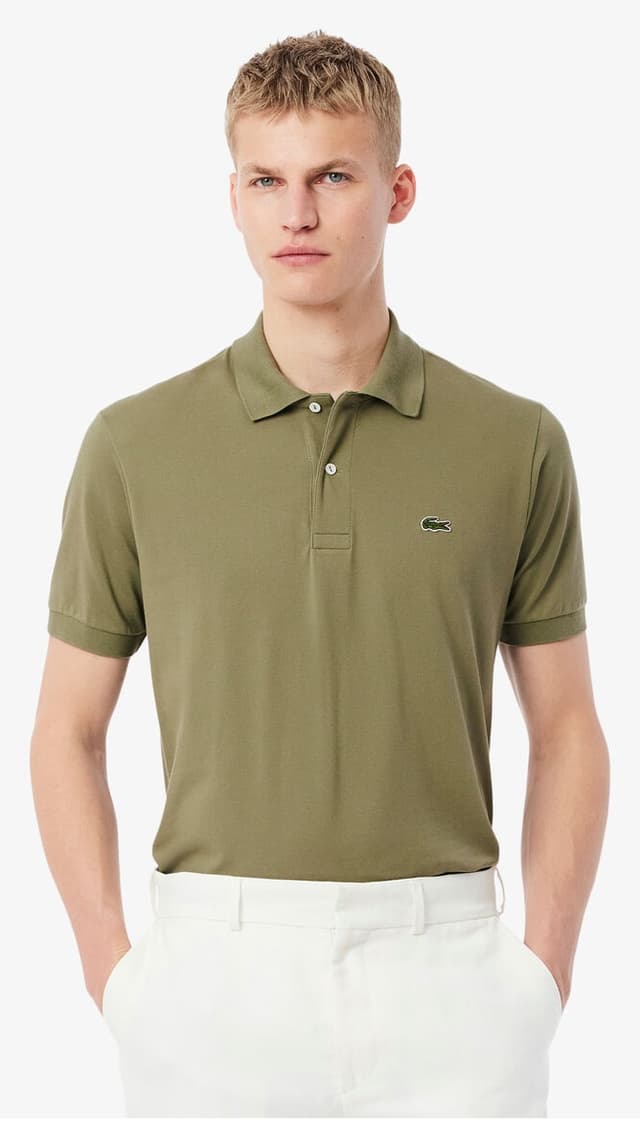 پولوشرت مردانه Lacoste فیت کلاسیک رنگ خاکی مدل L.12.12 Light پولوشرت مردانه Lacoste فیت کلاسیک رنگ خاکی مدل L.12.12 Light