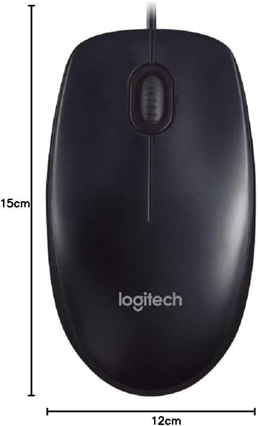 ماوس سیمی USB Logitech مدل M90 مشکی ماوس سیمی USB Logitech مدل M90 مشکی