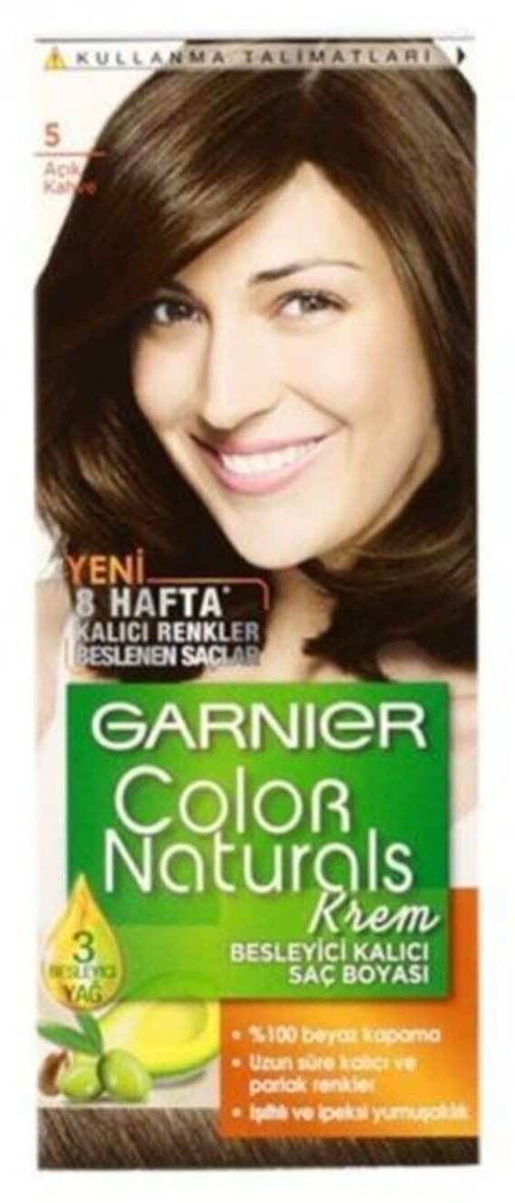 کرم رنگ مو زنانه Garnier Color Naturals قهوهای روشن 5 کرم رنگ مو زنانه Garnier Color Naturals قهوهای روشن 5