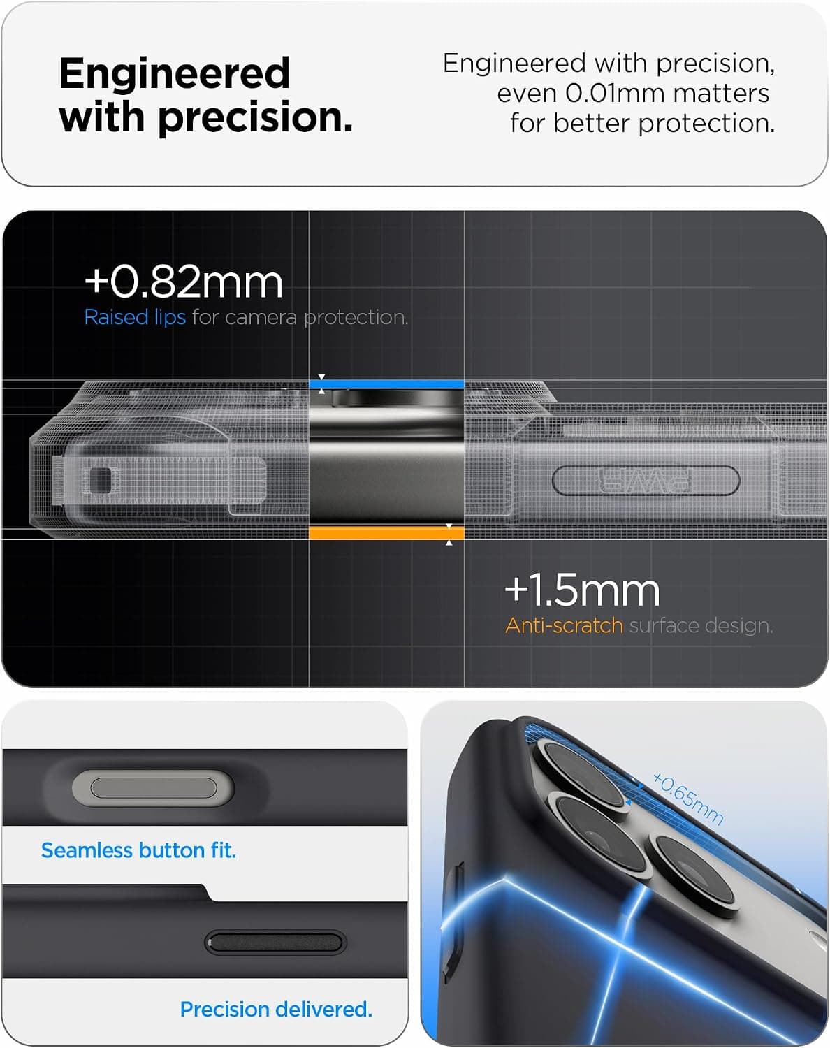 قاب MagSafe سازگار با iPhone 17 Pro Spigen Silicone Fit Mag Fit مشکی مدل ACS09955 قاب MagSafe سازگار با iPhone 17 Pro Spigen Silicone Fit Mag Fit مشکی مدل ACS09955
