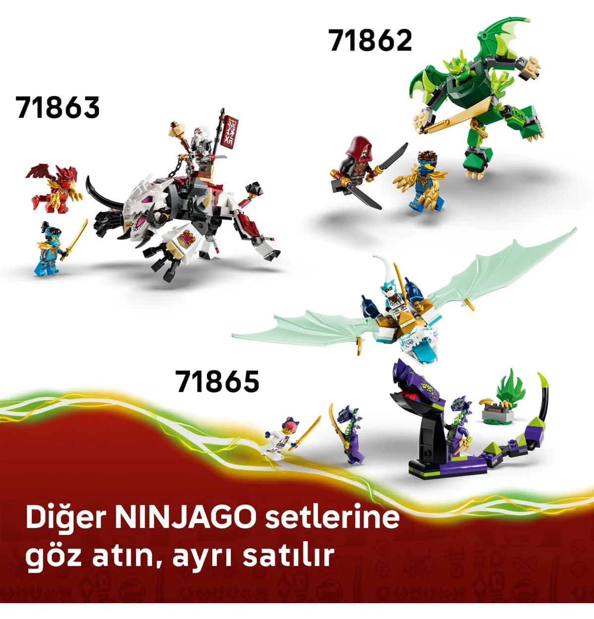 لگو NINJAGO ماشینهای ترکیبی کای و کول مدل 71864 با ۳۹۴ قطعه لگو NINJAGO ماشینهای ترکیبی کای و کول مدل 71864 با ۳۹۴ قطعه