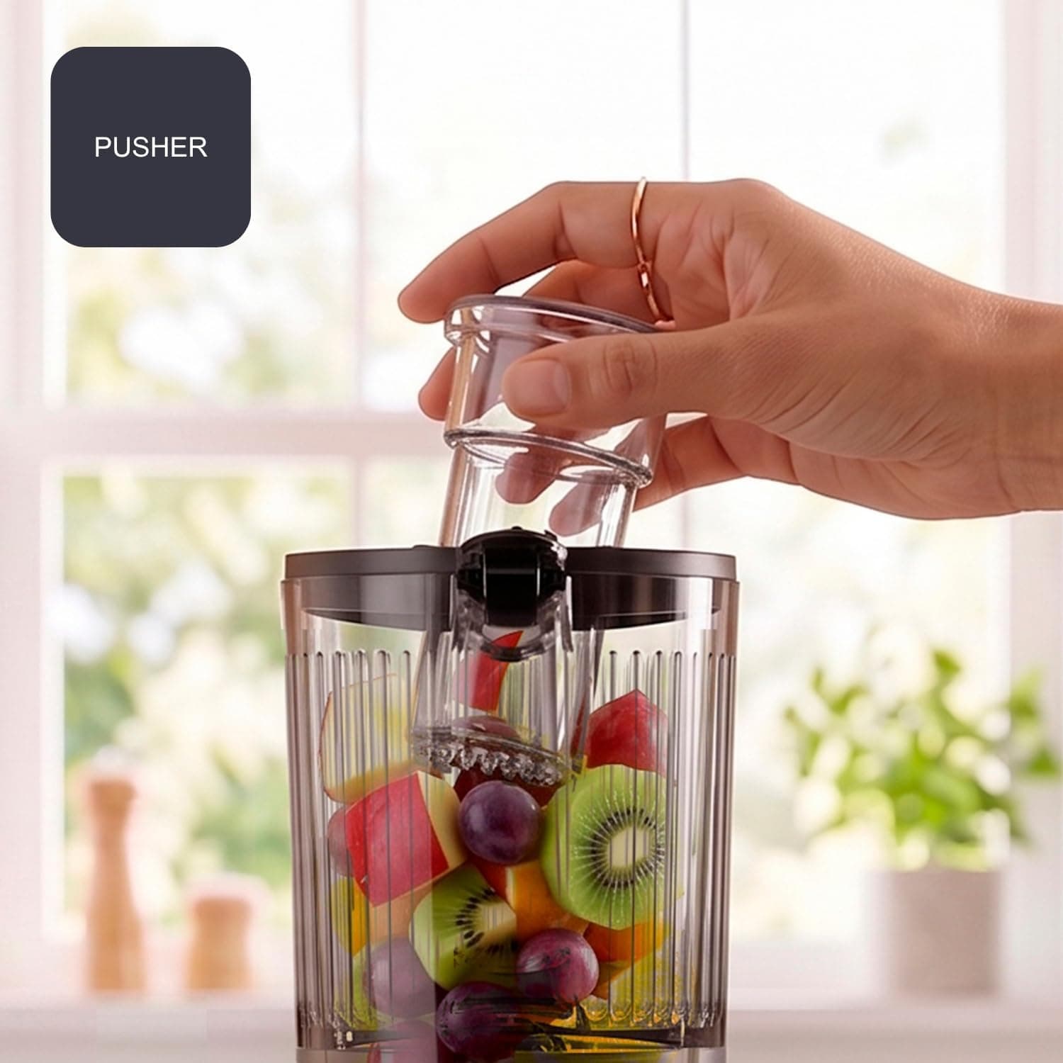 آبمیوهگیری آهسته BLACK+DECKER سرد پرس دهانه 110 mm بدون اکسیداسیون عملکرد معکوس 800 ml آبمیوهگیری آهسته BLACK+DECKER سرد پرس دهانه 110 mm بدون اکسیداسیون عملکرد معکوس 800 ml
