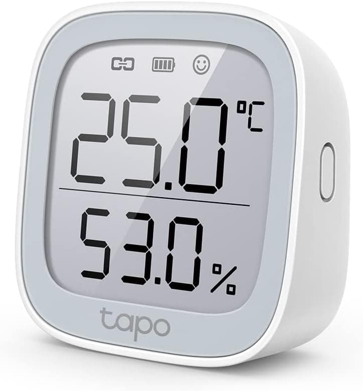 مانیتور هوشمند دما و رطوبت Tapo با صفحه نمایش LCD مدل T315 مانیتور هوشمند دما و رطوبت Tapo با صفحه نمایش LCD مدل T315