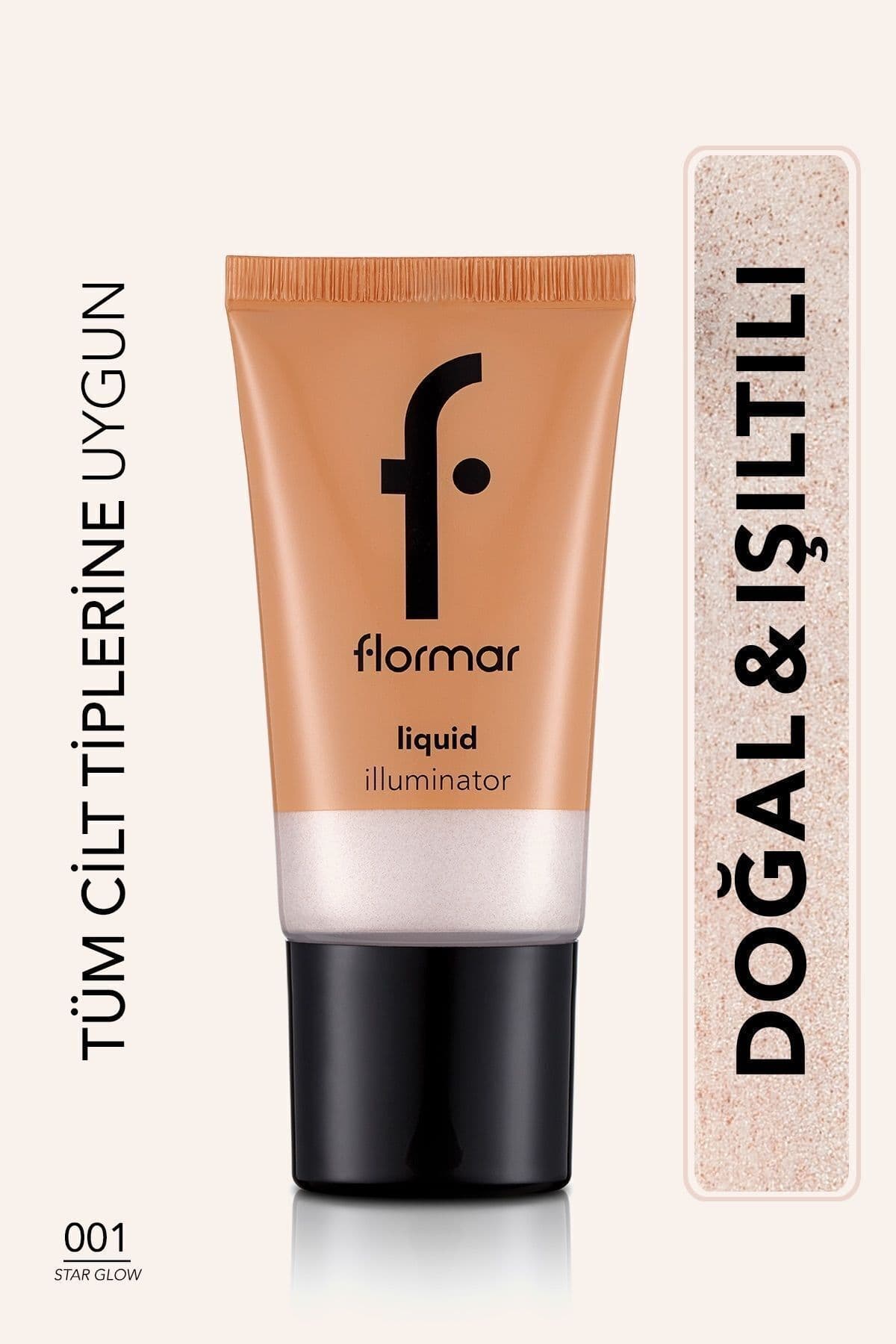 هایلایتر مایع Flormar با درخشش طبیعی رنگ روشن مدل Liquid Illuminator-001 Star Glow هایلایتر مایع Flormar با درخشش طبیعی رنگ روشن مدل Liquid Illuminator-001 Star Glow