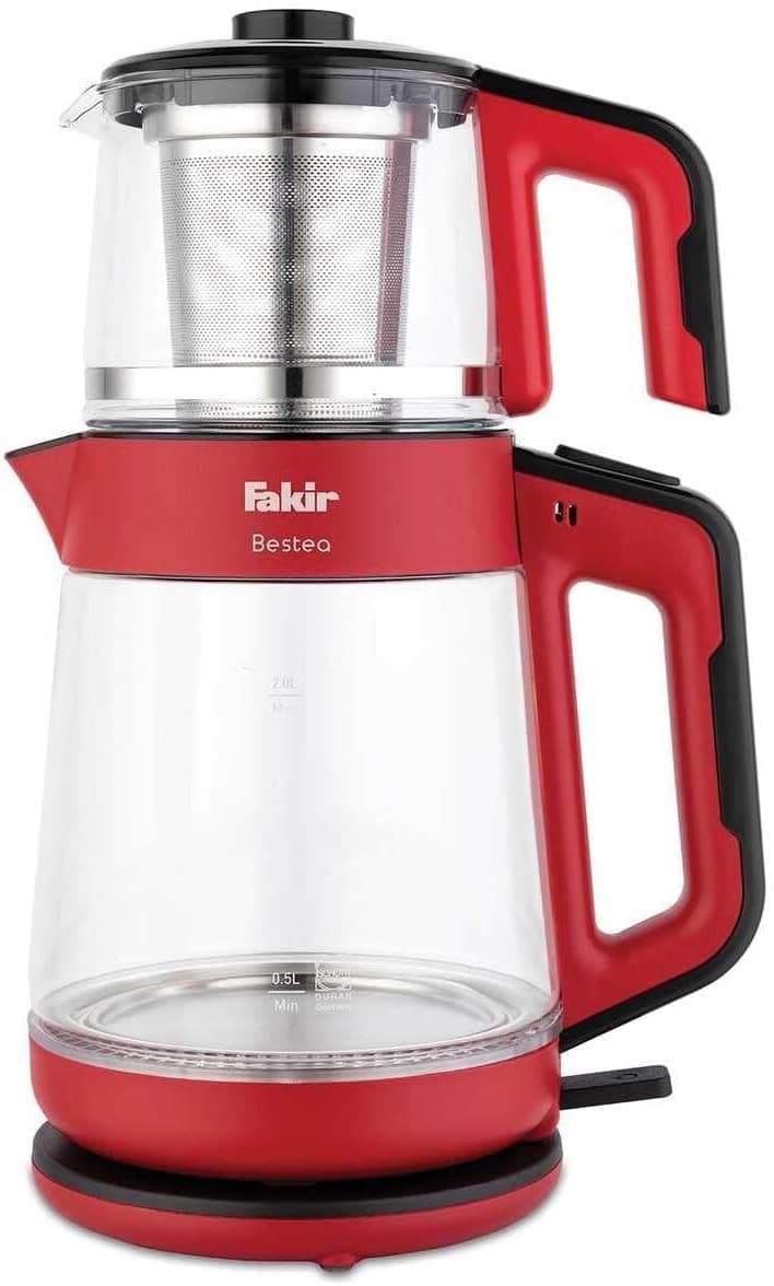 چایساز Fakir قرمز و مشکی مدل Bestea چایساز Fakir قرمز و مشکی مدل Bestea