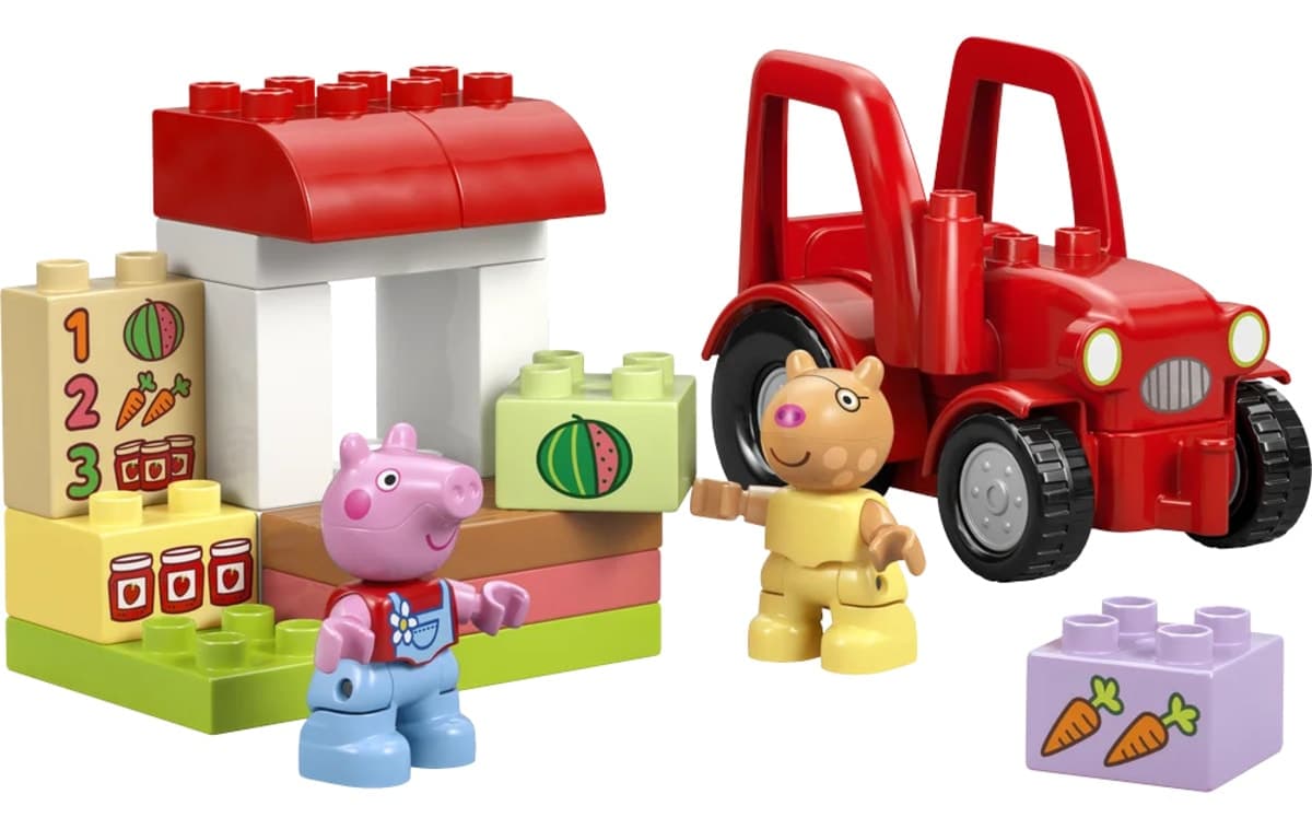 لگو DUPLO Peppa Pig تراکتور و بازار مدل 10468 لگو DUPLO Peppa Pig تراکتور و بازار مدل 10468