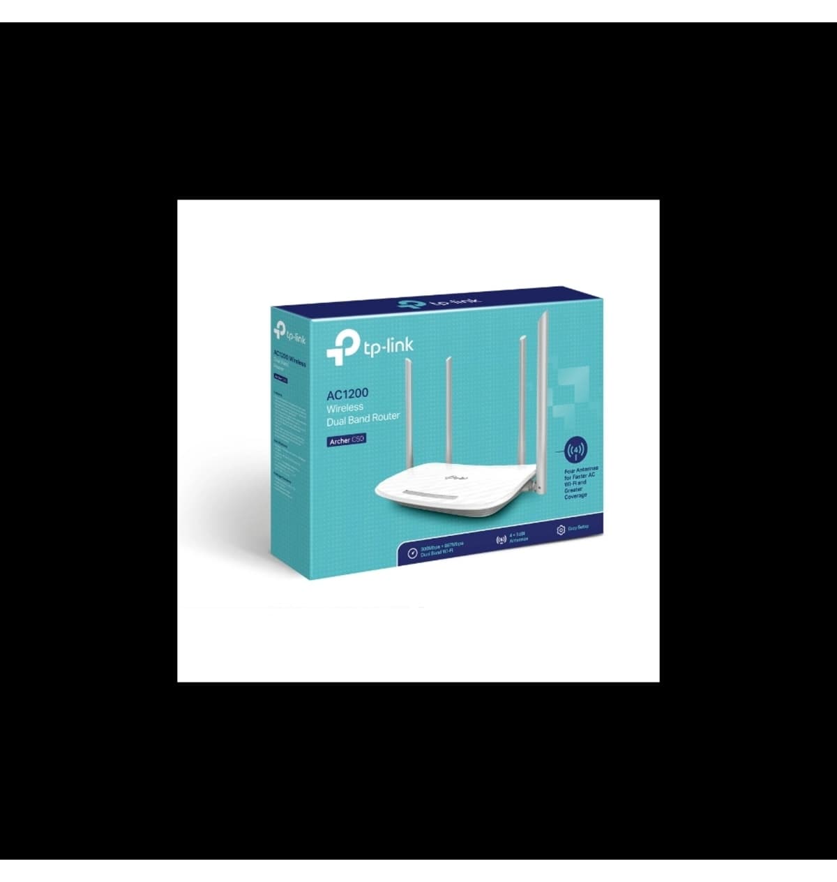 روتر رومیزی Tp-Link دوباند Wi-Fi AC1200 4 پورت 1200Mbps مدل Archer C50 روتر رومیزی Tp-Link دوباند Wi-Fi AC1200 4 پورت 1200Mbps مدل Archer C50