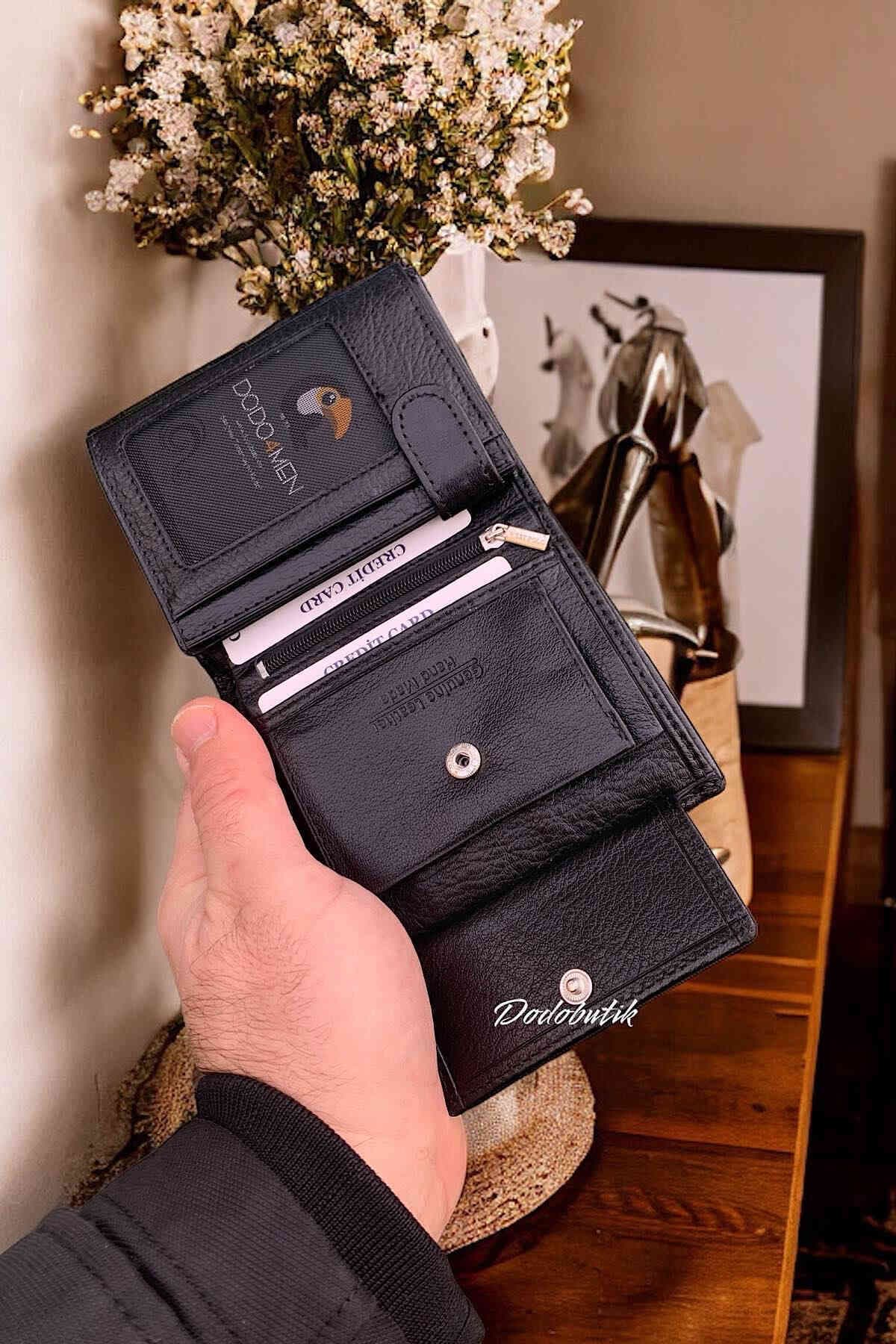 کیف پول مردانه Dodo4men چرم طبیعی 11.5cm×9cm کیف پول مردانه Dodo4men چرم طبیعی 11.5cm×9cm