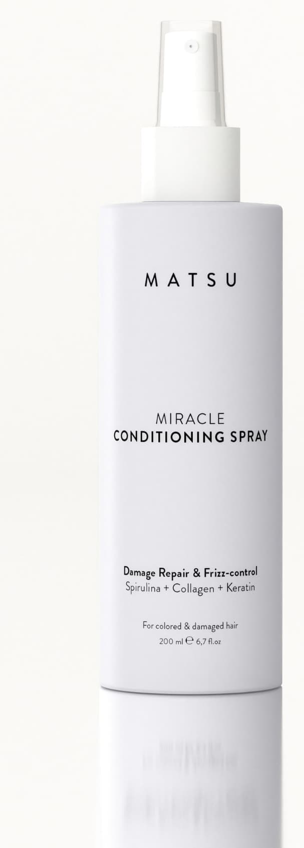 اسپری مو MATSU حاوی بیوتین و کراتین ترمیمکننده ضد وز و ضد گره 200 ml اسپری مو MATSU حاوی بیوتین و کراتین ترمیمکننده ضد وز و ضد گره 200 ml