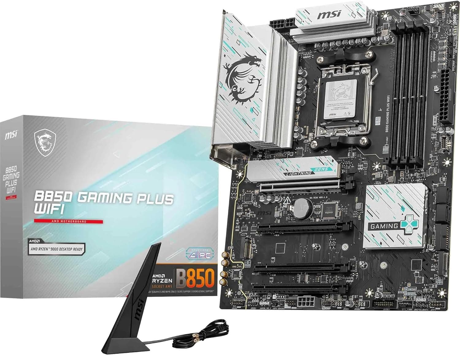 مادربرد MSI ATX با سوکت AM5 مدل B850 Gaming Plus WIFI6E مادربرد MSI ATX با سوکت AM5 مدل B850 Gaming Plus WIFI6E