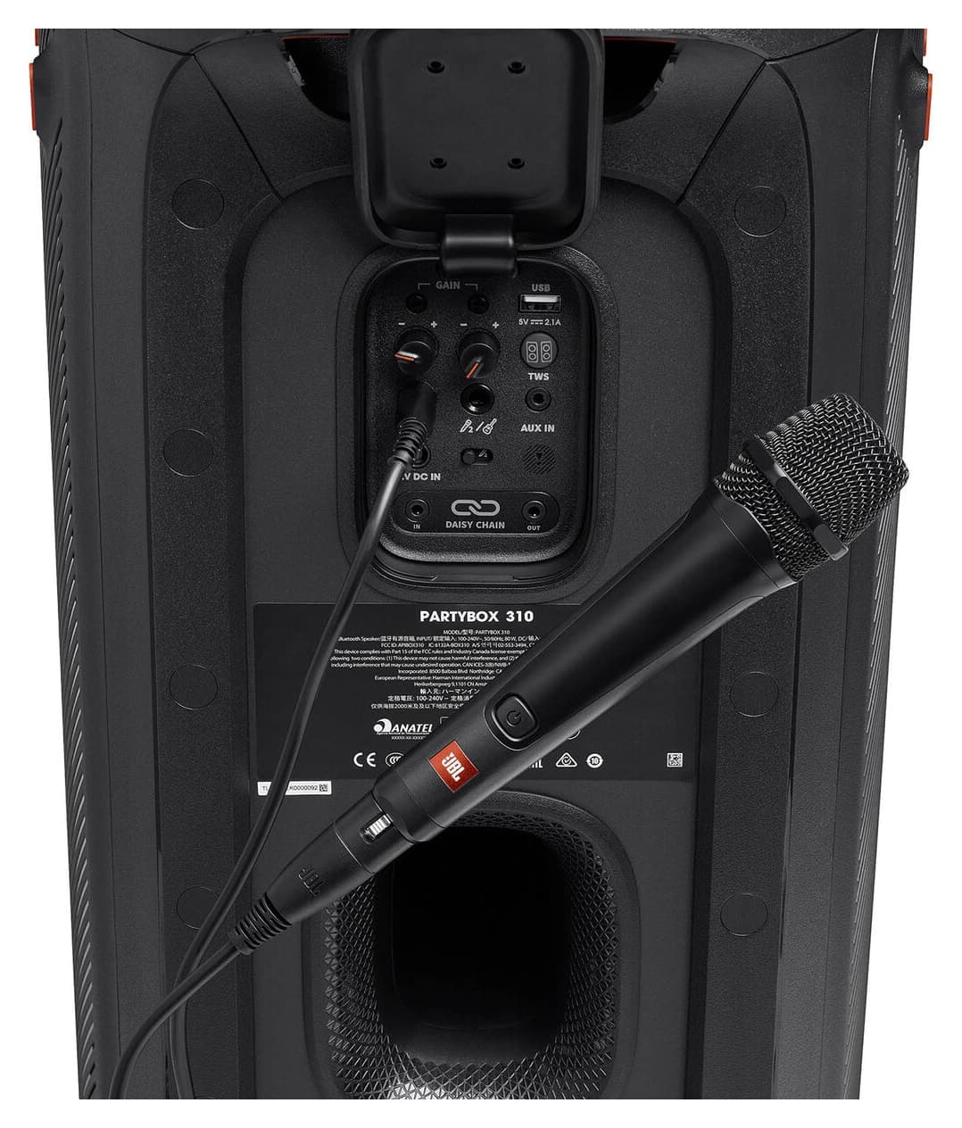 میکروفون کارائوکه کابلی JBL Partybox مشکی مدل jb.pbm100blk میکروفون کارائوکه کابلی JBL Partybox مشکی مدل jb.pbm100blk