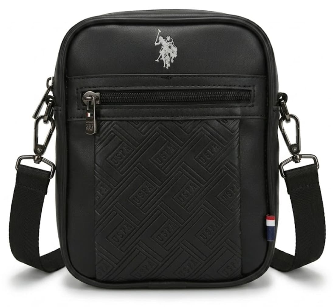 کیف پستچی مردانه U.S. Polo Assn. چرمی رودوشی مشکی مدل PLHEY26077 کیف پستچی مردانه U.S. Polo Assn. چرمی رودوشی مشکی مدل PLHEY26077