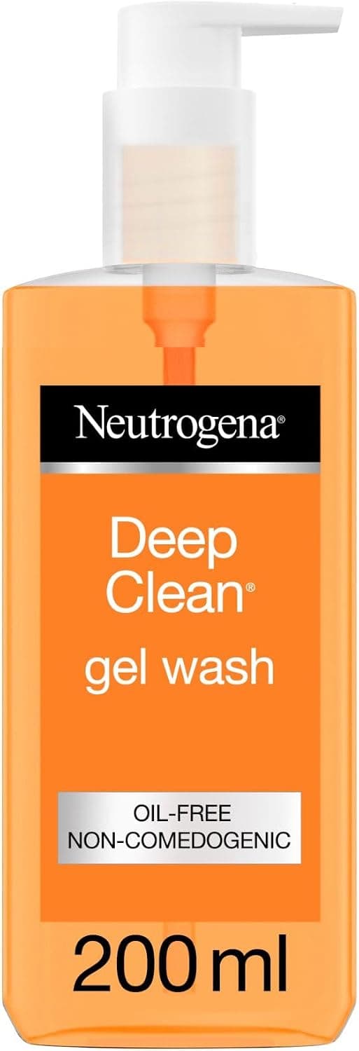ژل شستشوی صورت Neutrogena Deep Clean پاکسازی منافذ مناسب انواع پوست 200ml ژل شستشوی صورت Neutrogena Deep Clean پاکسازی منافذ مناسب انواع پوست 200ml