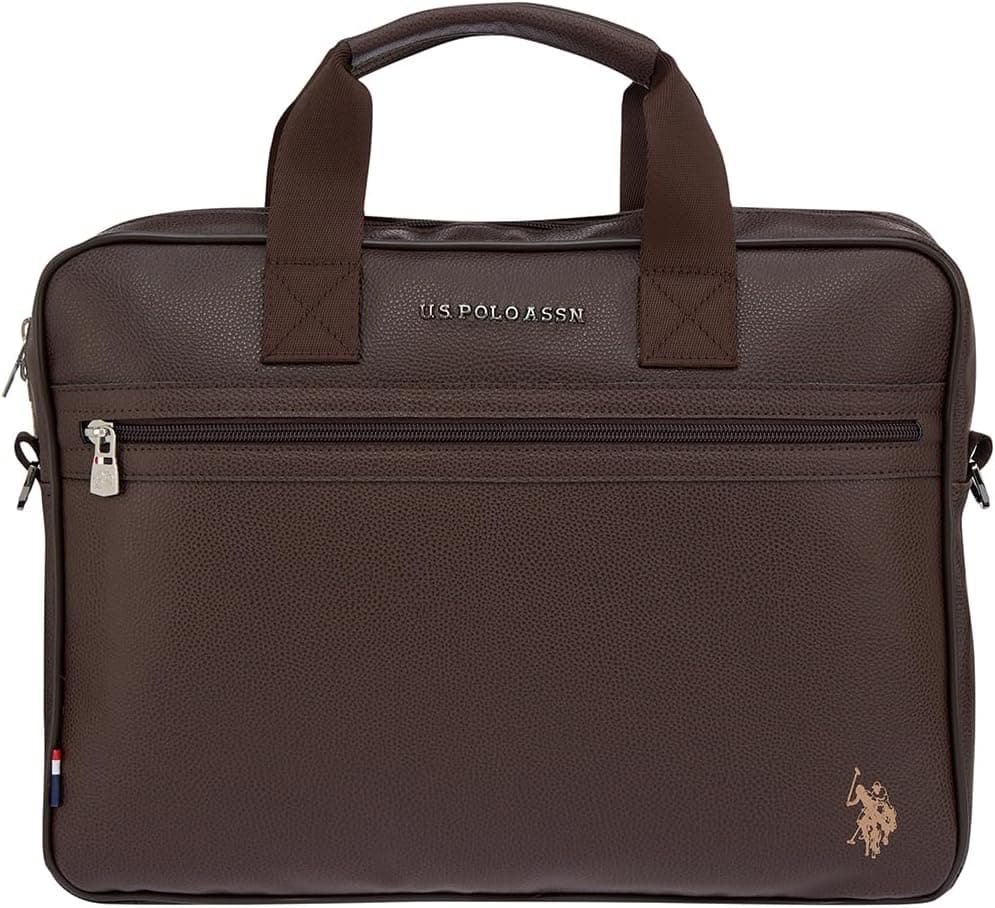 کیف لپتاپ و اسناد با بند دوشی U.S. POLO ASSN. قهوهای مدل 25029-25030 کیف لپتاپ و اسناد با بند دوشی U.S. POLO ASSN. قهوهای مدل 25029-25030
