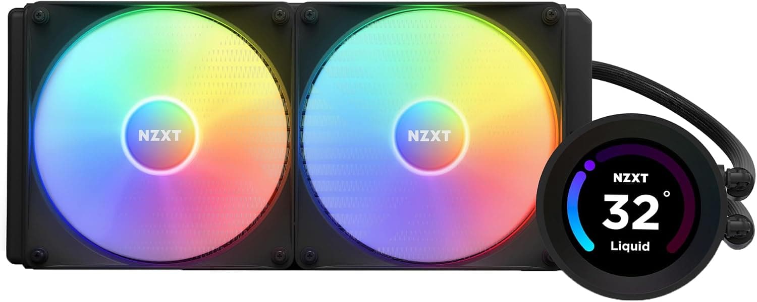 خنککننده مایع پردازنده NZXT Kraken Elite 280 RGB با نمایشگر LCD قابل تنظیم 2.36 اینچی، 2 x F140 RGB Core Fan، مشکی مدل RL-KR28E-B1 خنککننده مایع پردازنده NZXT Kraken Elite 280 RGB با نمایشگر LCD قابل تنظیم 2.36 اینچی، 2 x F140 RGB Core Fan، مشکی مدل RL-KR28E-B1