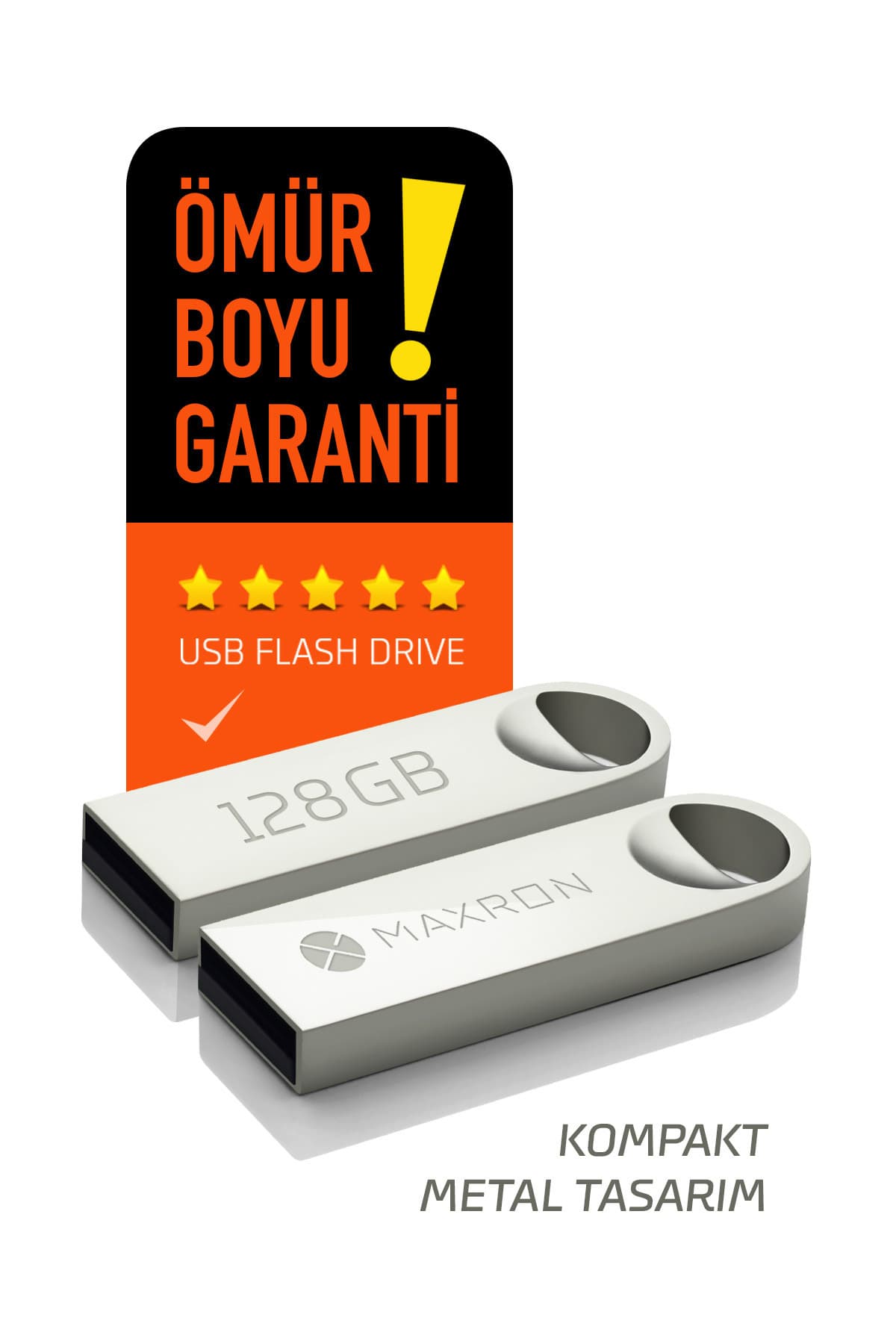 فلش مموری USB Maxron با ظرفیت 128 GB بدنه فلزی مدل Data Traveler فلش مموری USB Maxron با ظرفیت 128 GB بدنه فلزی مدل Data Traveler