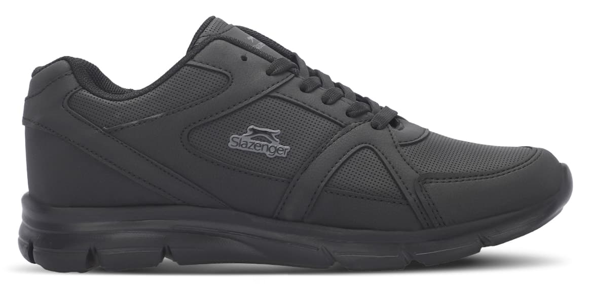 کفش اسنیکر مردانه Slazenger سایز بزرگ مشکی مدل PERA کفش اسنیکر مردانه Slazenger سایز بزرگ مشکی مدل PERA