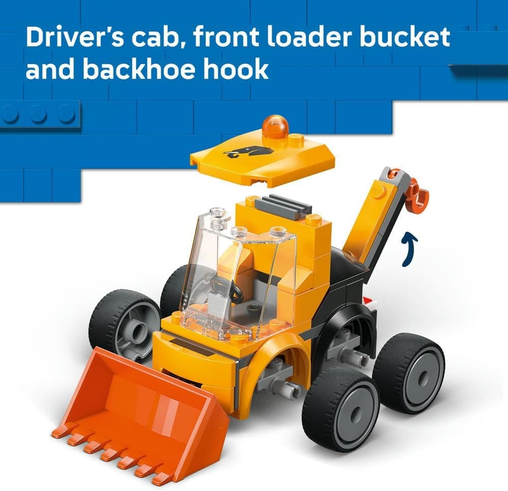 لگو سری City Rides مدل Construction Loader 60483 لگو سری City Rides مدل Construction Loader 60483