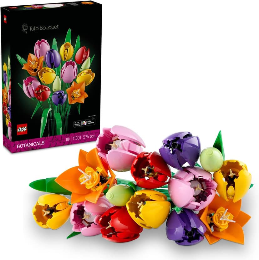 لگو Botanicals دسته گل لاله مدل 11501 لگو Botanicals دسته گل لاله مدل 11501