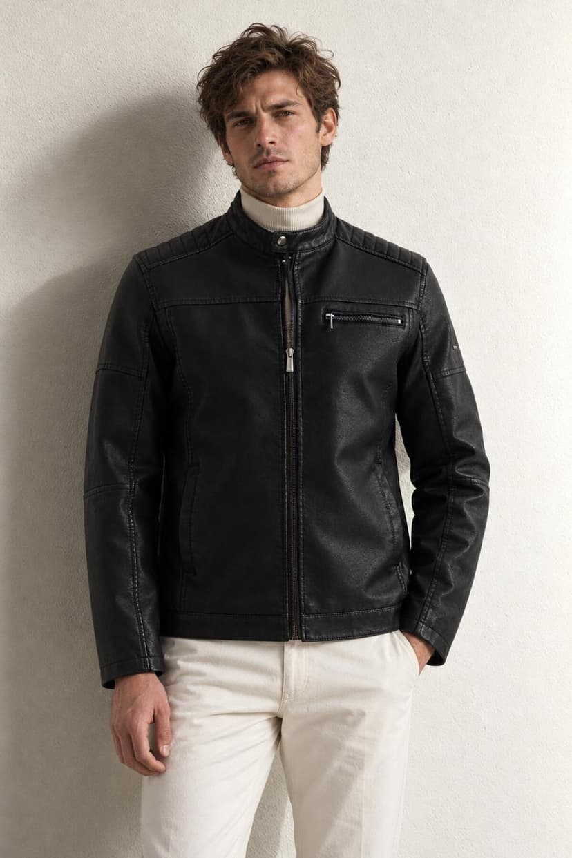 مونت مردانه Pierre Cardin چرم مصنوعی زیپدار مدل Blaise مونت مردانه Pierre Cardin چرم مصنوعی زیپدار مدل Blaise