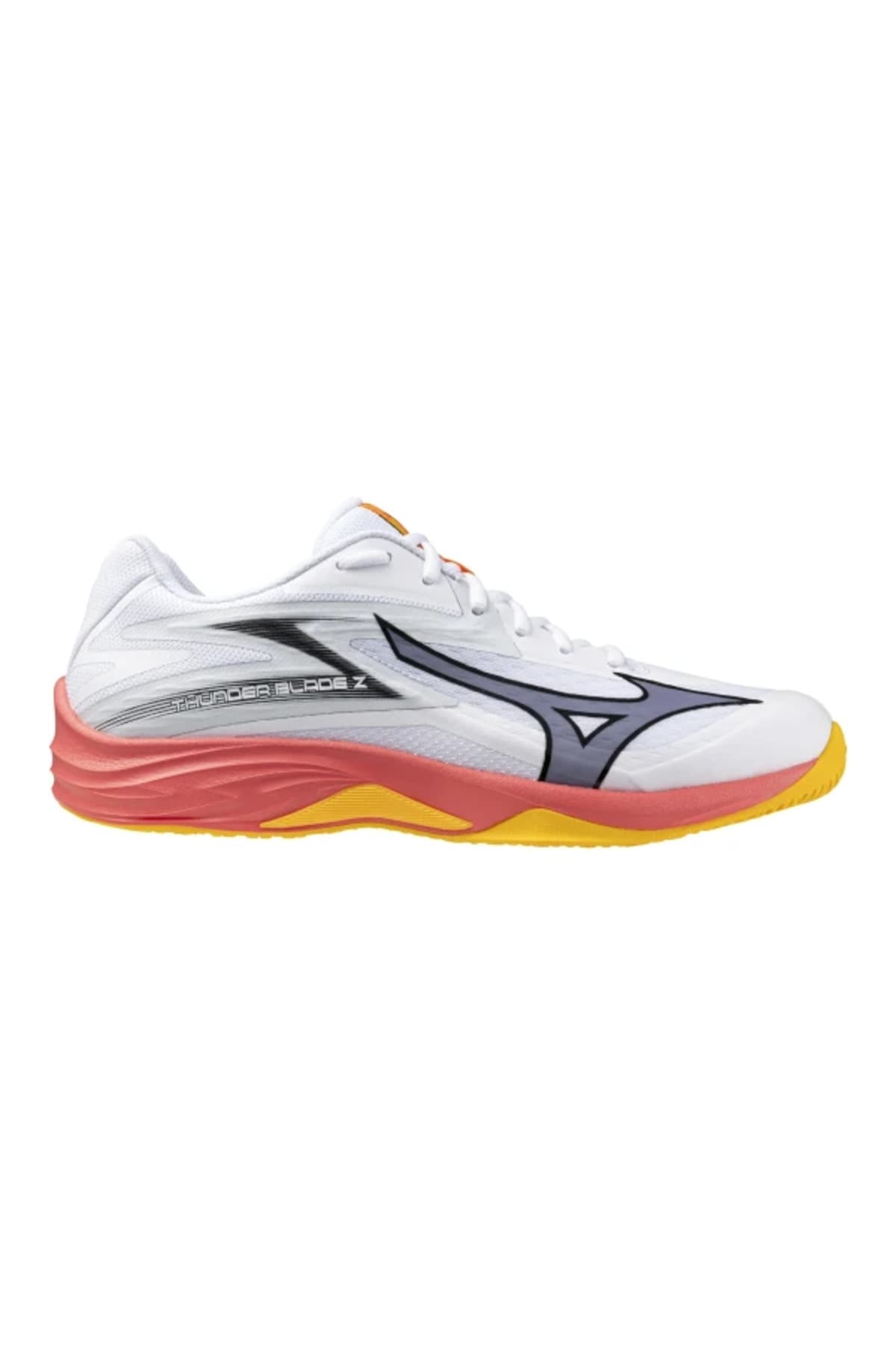 کفش والیبال زنانه Mizuno سفید مدل Thunder Blade Z کفش والیبال زنانه Mizuno سفید مدل Thunder Blade Z