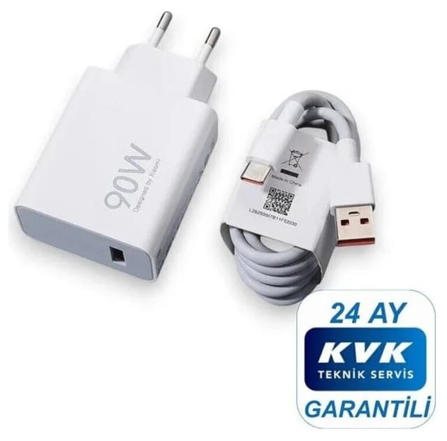 ست آداپتور شارژ سریع Xiaomi همراه کابل 90W ست آداپتور شارژ سریع Xiaomi همراه کابل 90W