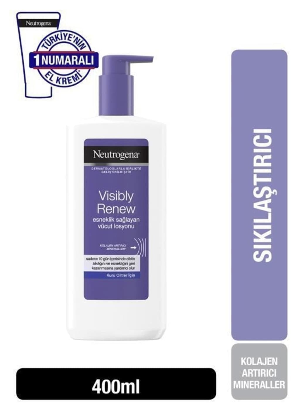 لوسیون بدن برای پوستهای خشک Neutrogena Visibly Renew 400 ml لوسیون بدن برای پوستهای خشک Neutrogena Visibly Renew 400 ml