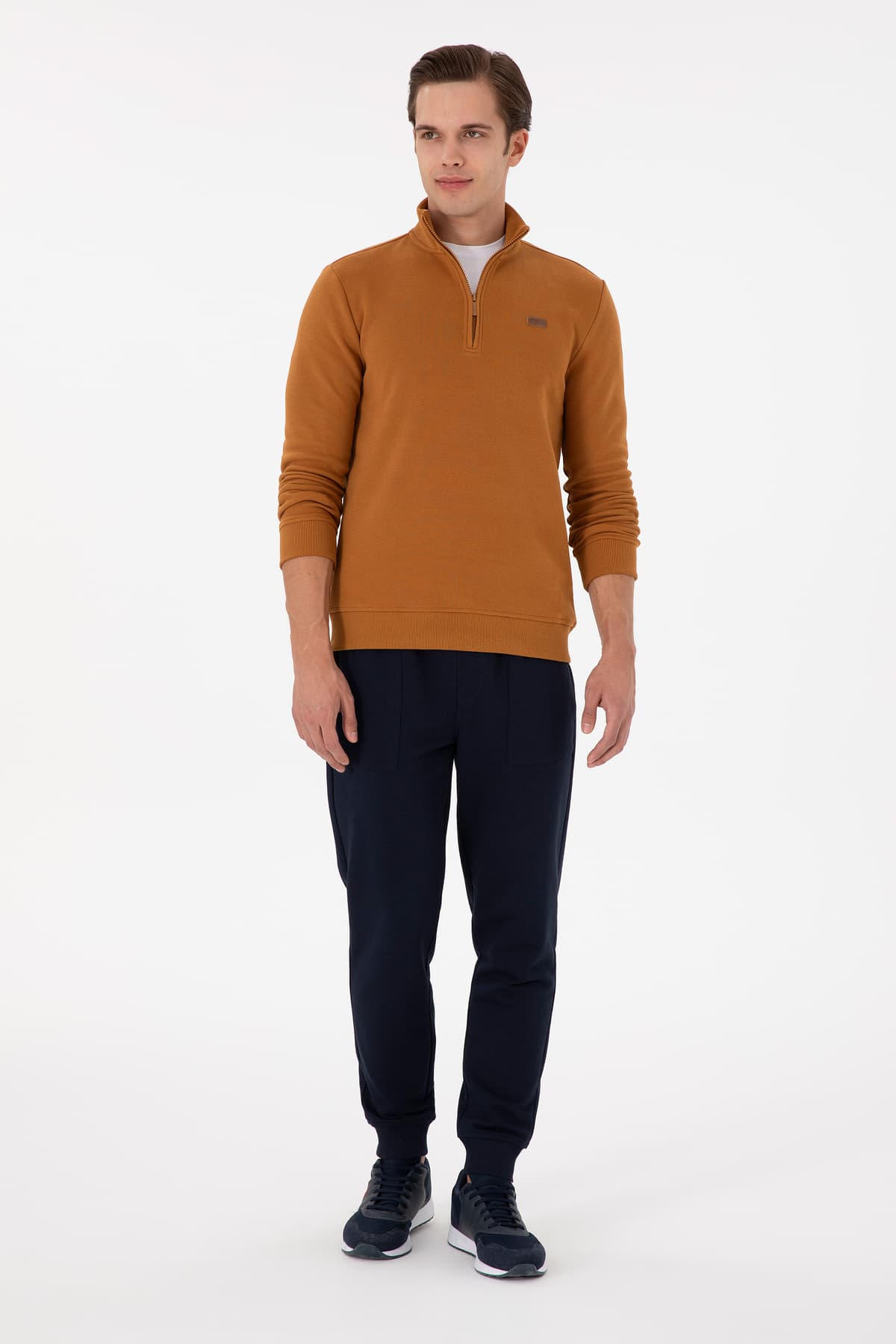 سویشرت مردانه U.S. Polo Assn. ساده نارگیلی مدل 50298243-VR153 سویشرت مردانه U.S. Polo Assn. ساده نارگیلی مدل 50298243-VR153