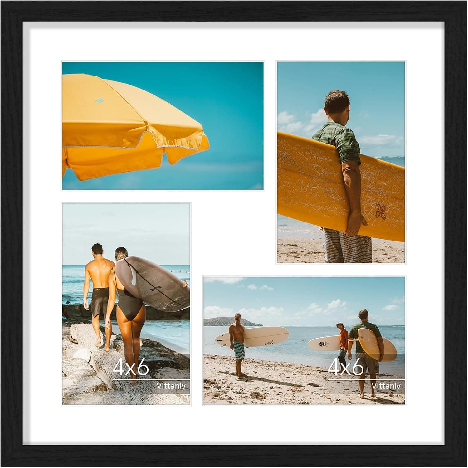 قاب عکس کلاژ Vittanly سایز 8x10 دیواری و رومیزی طبیعی روشن قاب عکس کلاژ Vittanly سایز 8x10 دیواری و رومیزی طبیعی روشن