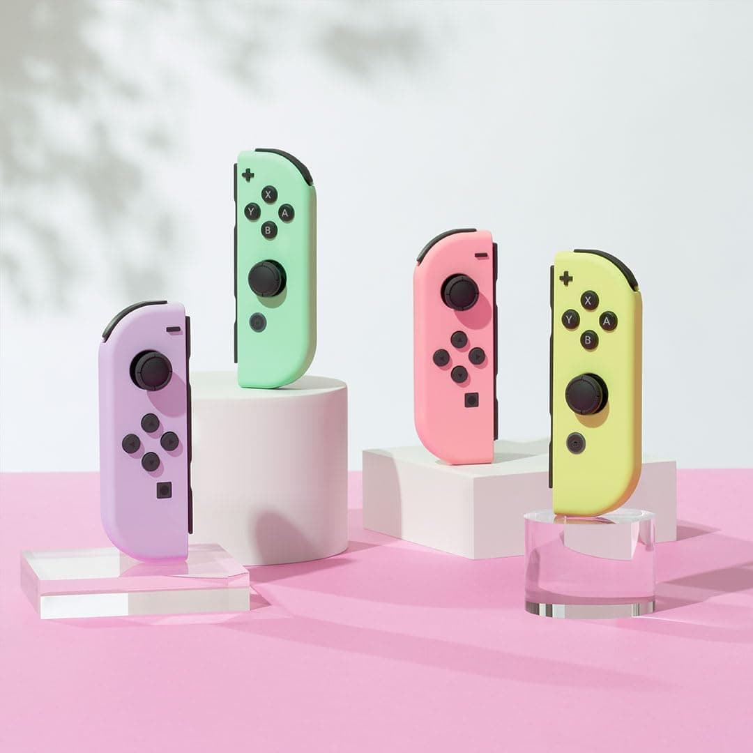 دسته بازی جفتی Nintendo Joy-Con بنفش پاستلی و سبز پاستلی برای Nintendo Switch دسته بازی جفتی Nintendo Joy-Con بنفش پاستلی و سبز پاستلی برای Nintendo Switch