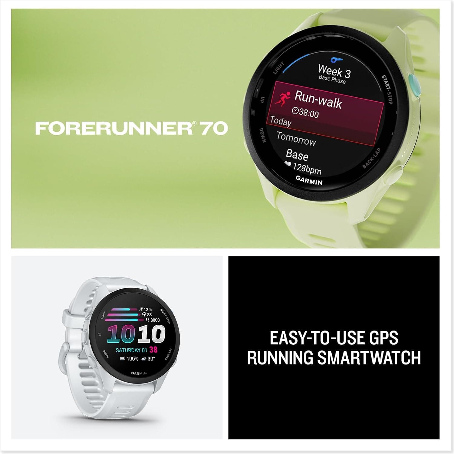 ساعت ورزشی Garmin Forerunner 70 زرد لیمویی ساعت ورزشی Garmin Forerunner 70 زرد لیمویی