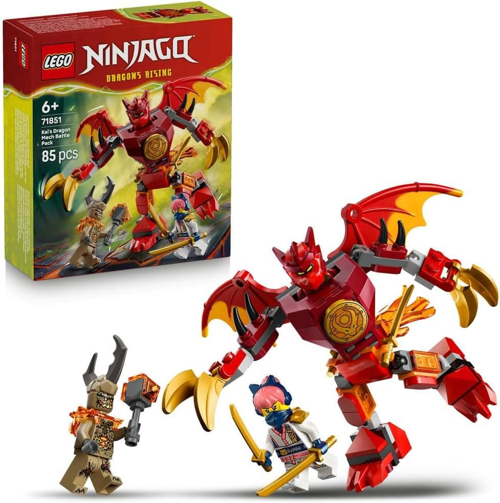 لگو NINJAGO Kai's Dragon Mech Battle Pack مدل 71851 لگو NINJAGO Kai's Dragon Mech Battle Pack مدل 71851