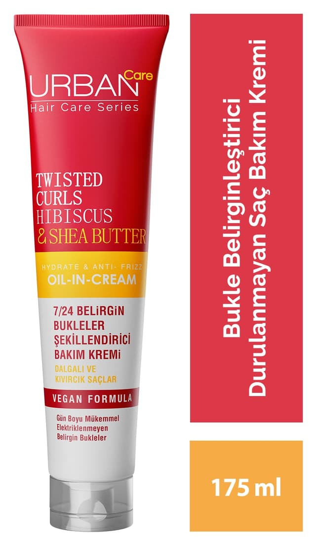 کرم حالتدهنده موهای فرفری Urban Care Twisted Curls Hibiscus & Shea Butter 175 ml کرم حالتدهنده موهای فرفری Urban Care Twisted Curls Hibiscus & Shea Butter 175 ml