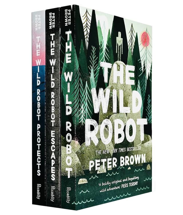 مجموعه کتاب Piccadilly Press UK Ltd از Peter Brown، چاپ انگلیسی The Wild Robot Series 3 مجموعه کتاب Piccadilly Press UK Ltd از Peter Brown، چاپ انگلیسی The Wild Robot Series 3