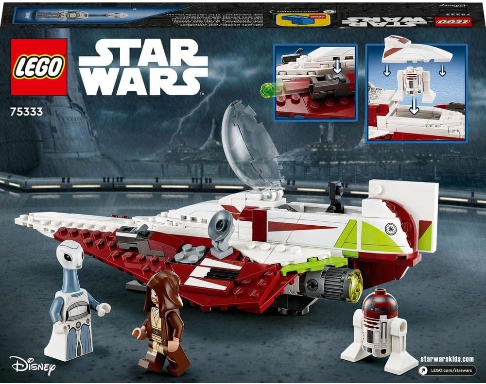 لگو Star Wars جنگنده Obi-Wan Kenobi's Jedi Starfighter مدل 75333 لگو Star Wars جنگنده Obi-Wan Kenobi's Jedi Starfighter مدل 75333