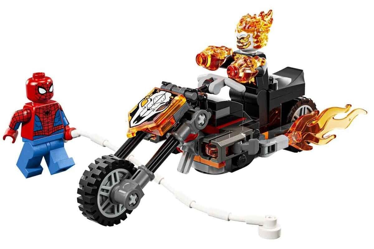 لگو Marvel ست مدل Spider-Man مقابل موتورسیکلت Ghost Rider 76335 لگو Marvel ست مدل Spider-Man مقابل موتورسیکلت Ghost Rider 76335