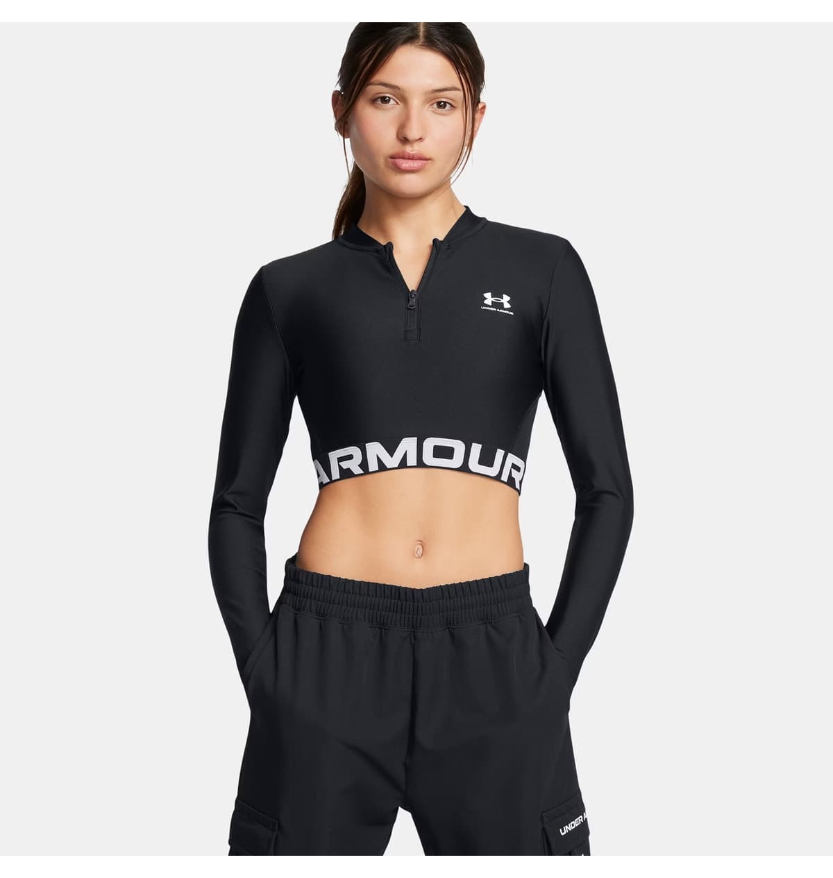تیشرت زنانه Under Armour آستین بلند UA HeatGear Rib زیپ 1/4 مدل 1388692-453 تیشرت زنانه Under Armour آستین بلند UA HeatGear Rib زیپ 1/4 مدل 1388692-453