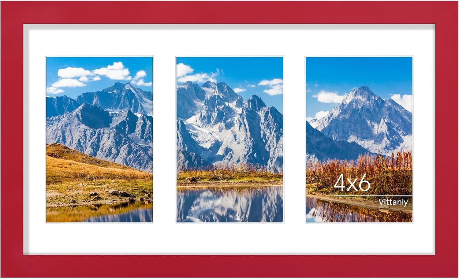 قاب عکس کلاژ Vittanly سایز 8x10 دیواری و رومیزی طبیعی روشن قاب عکس کلاژ Vittanly سایز 8x10 دیواری و رومیزی طبیعی روشن